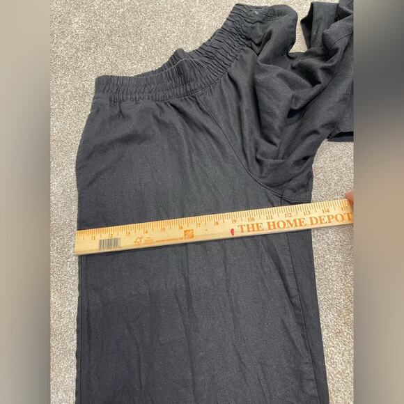 palazzo flowy breathable beachy loose  Old navy high rise wide leg pants medium - Picture 11 of 13